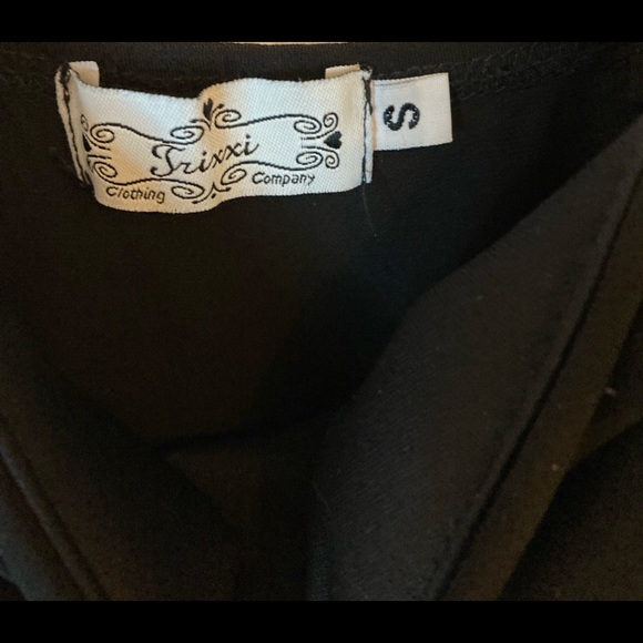 Black fitted mini dress - Picture 2 of 3